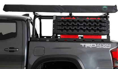 OVS HD Nomadic 2.0 - Awning, 6.5' Long, Grey Body, Green Trim & Black Travel Cover by OVS