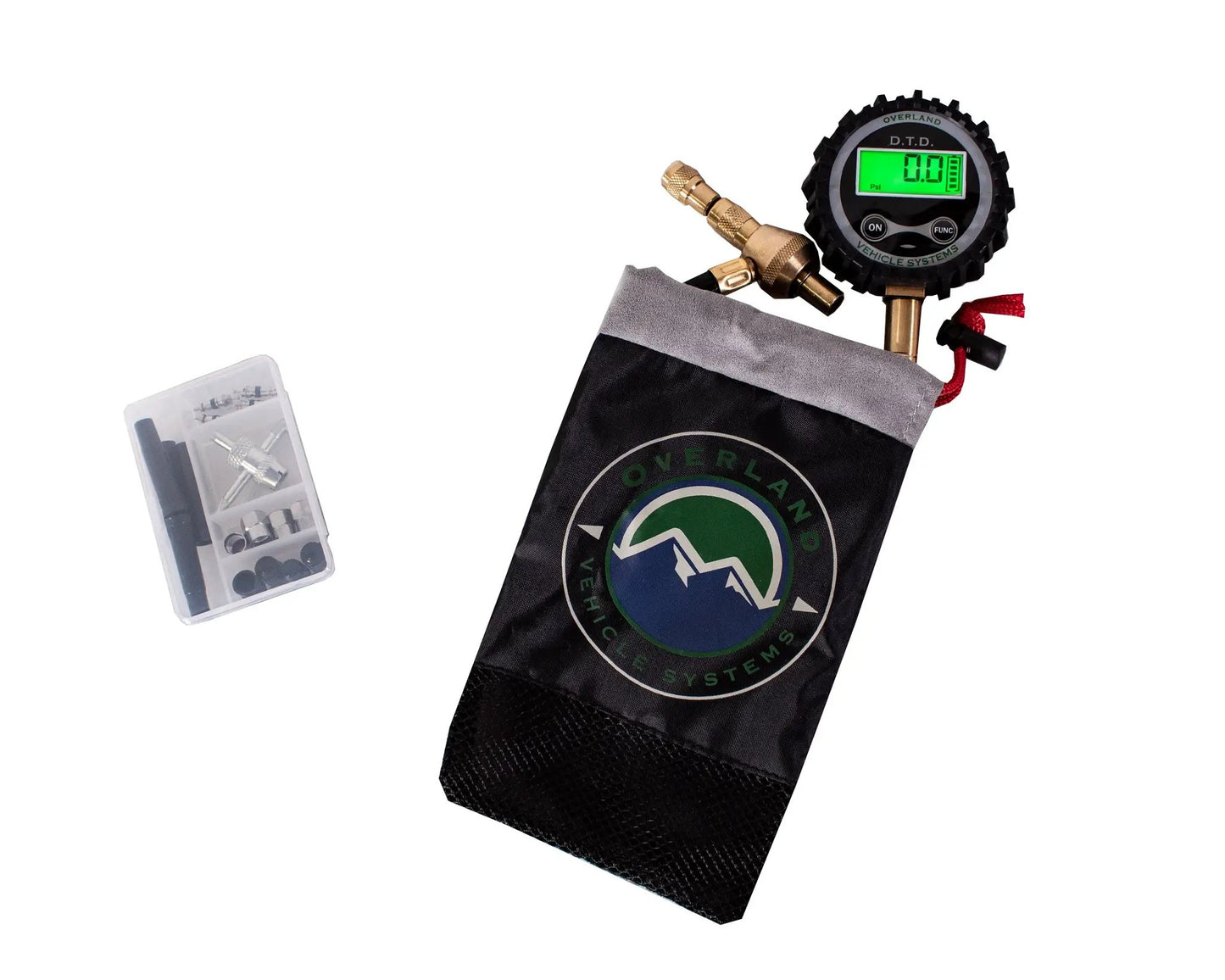 UDA Digital Tire Deflator with Valve Kit & Storage Bag by UDA