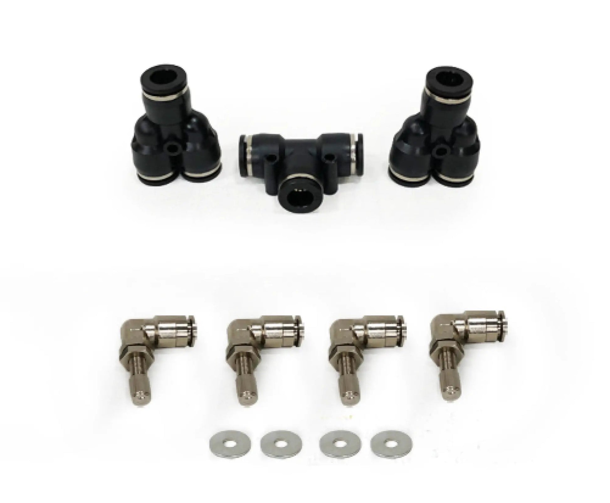 UDA 4 Tire Inflation System - Engine Mount With Box, Fittings, Hoses & Storage Bag - Black by UDA