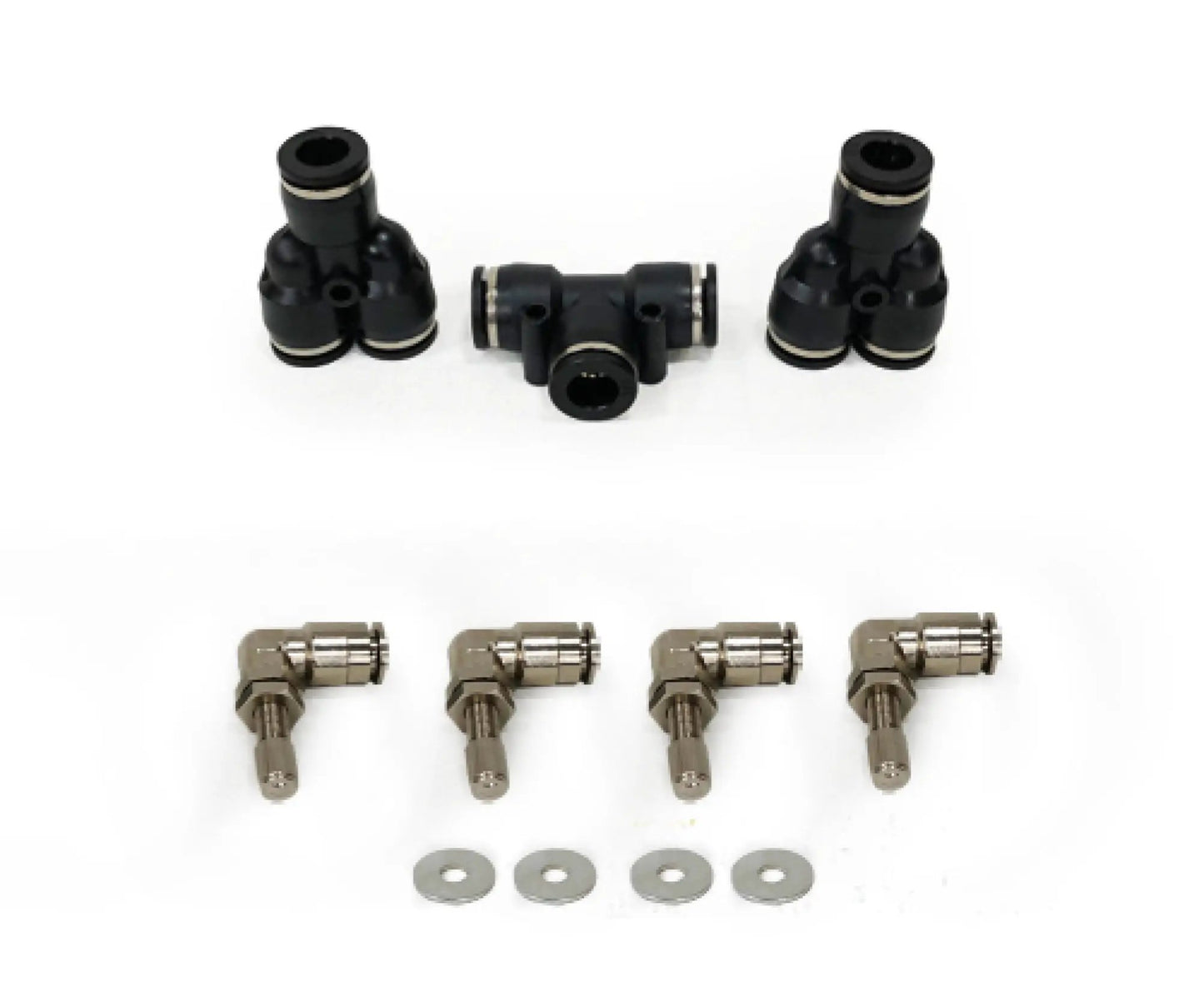 UDA 4 Tire Inflation System - Ford Engine Mount With Box, Fittings, Hoses & Storage Bag - Black by UDA