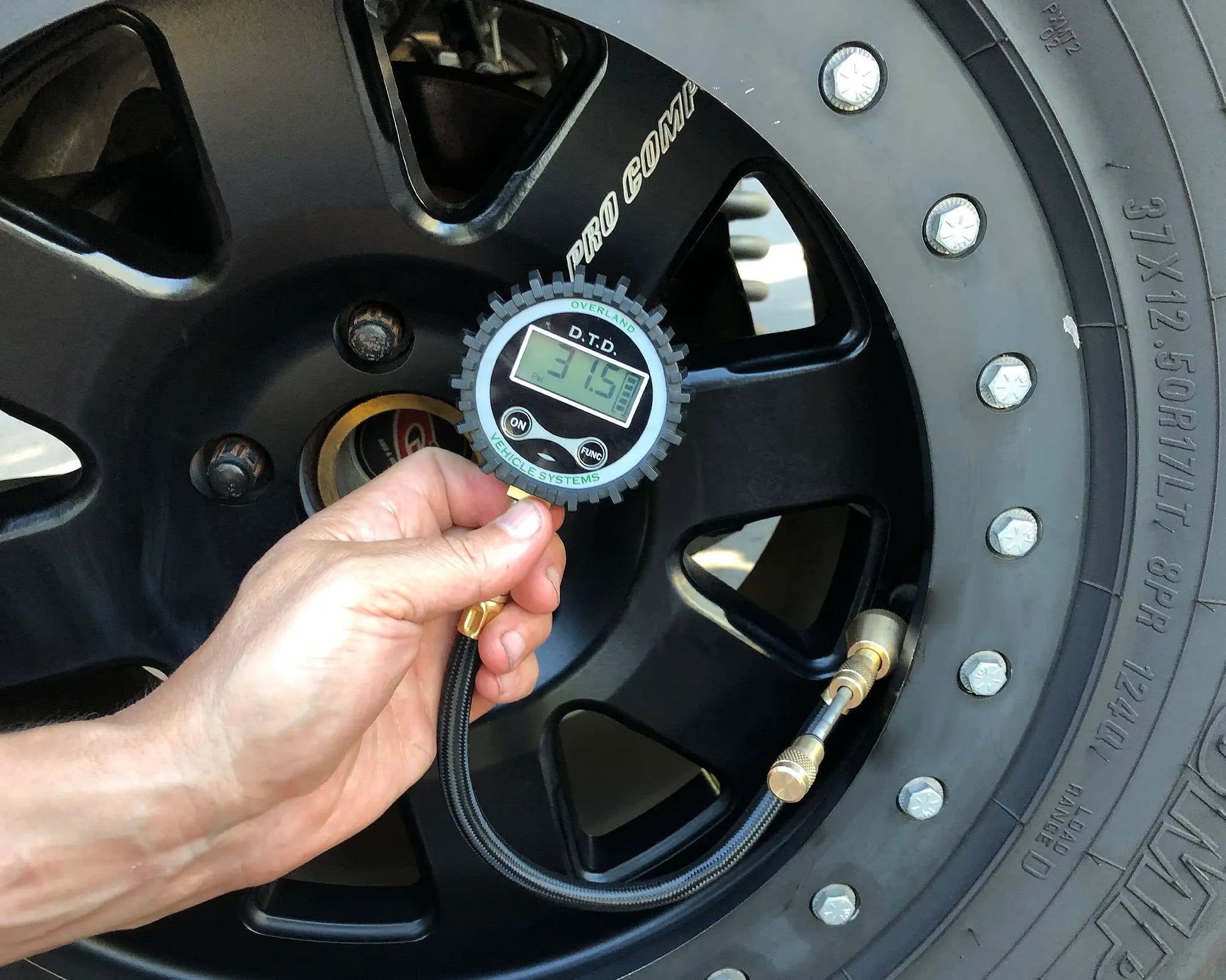UDA Digital Tire Deflator with Valve Kit & Storage Bag by UDA