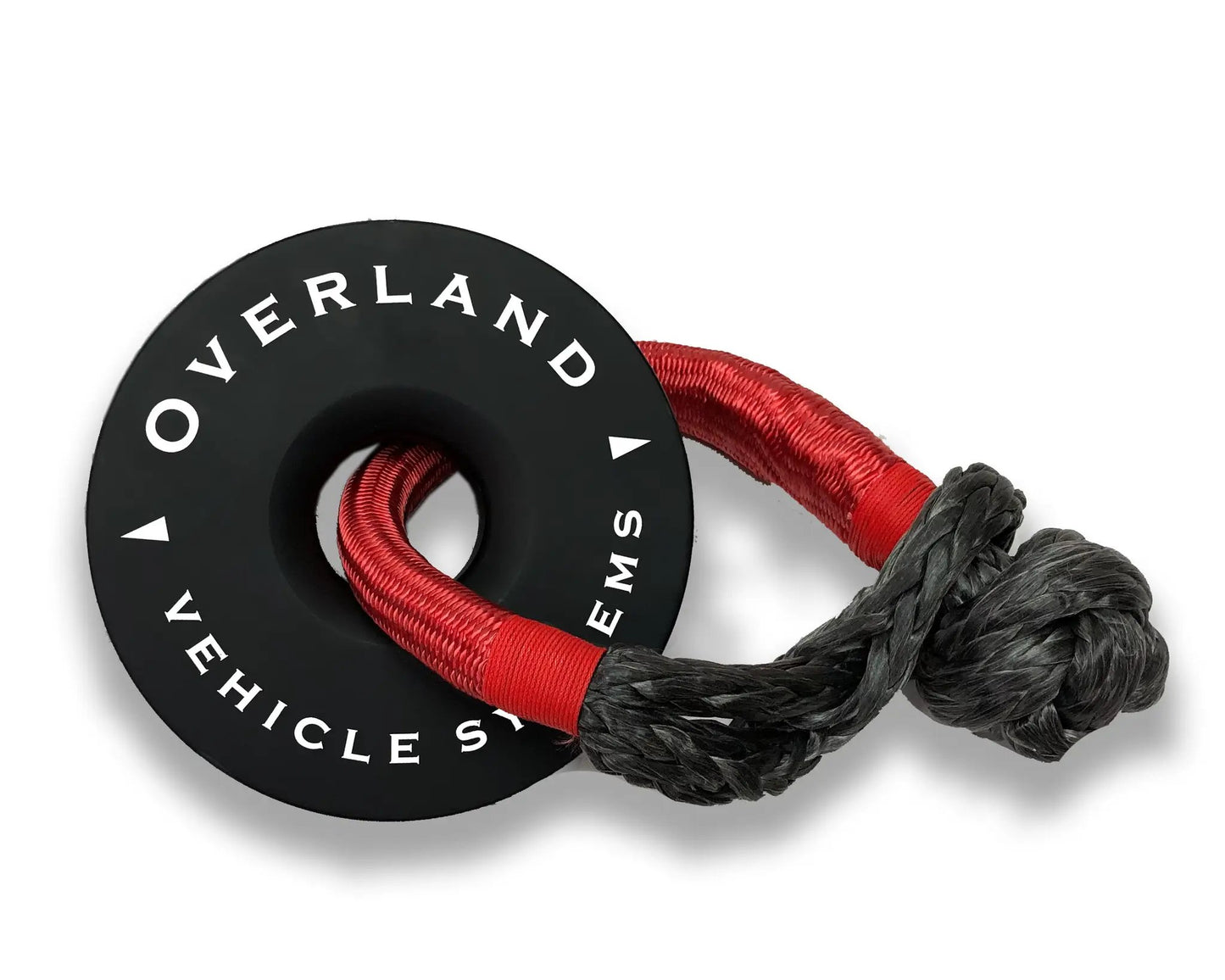 OVS Combo Pack Soft Shackle 5/8" 44,500 lb. and Recovery Ring 6.25" 45,000 lb. Black by OVS