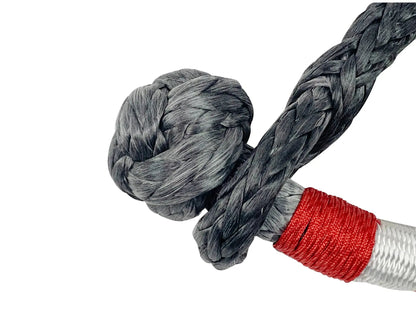OVS Combo Pack Soft Shackle 7/16" 41,000 lb. and Recovery Ring 4.0" 41,000 lb. Gray by OVS