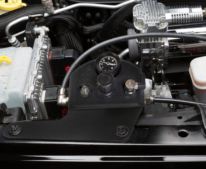 UDA 4 Tire Inflation System - Engine Mount With Box, Fittings, Hoses & Storage Bag - Black by UDA