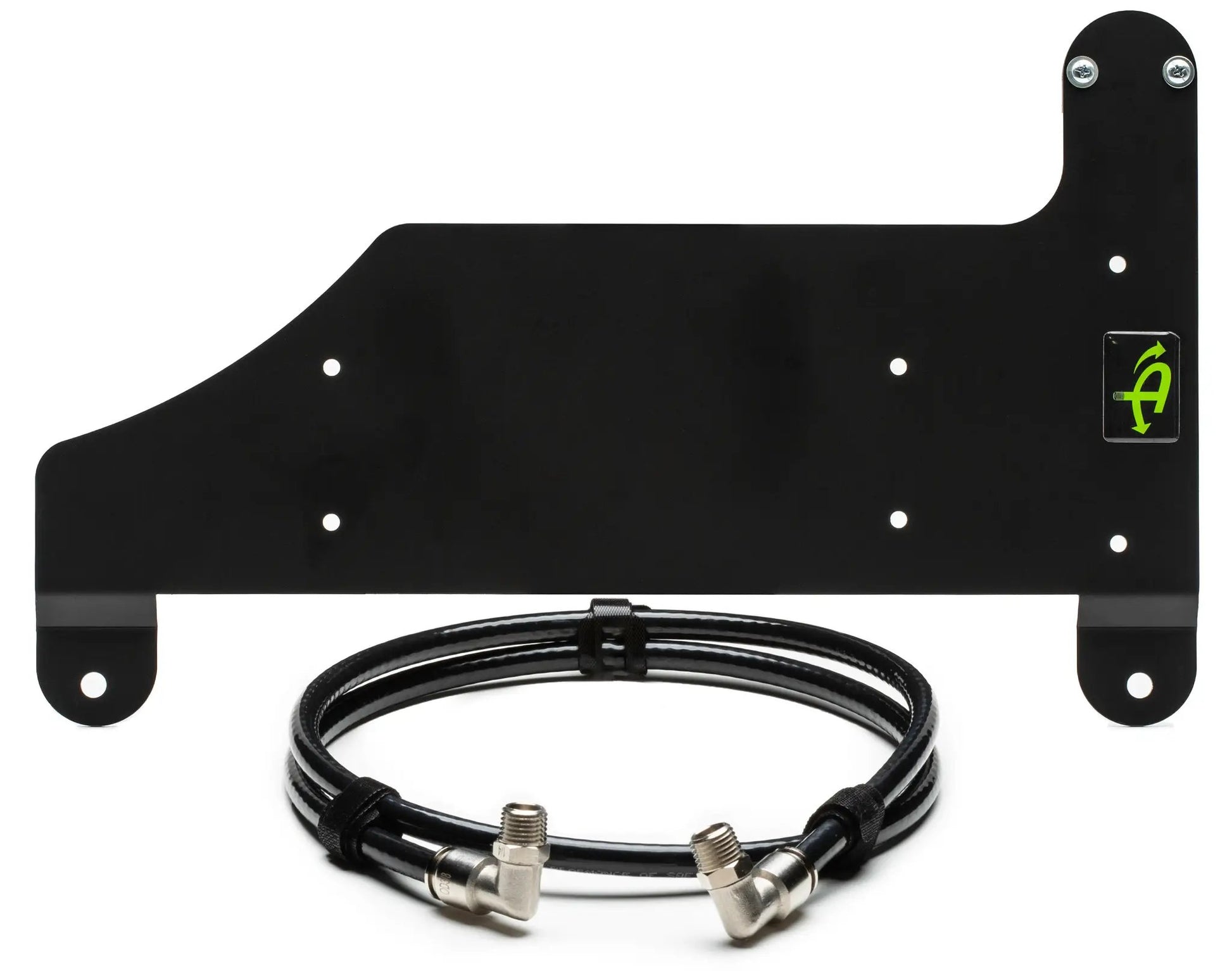 UDA Twin Compressor Mount & Connection Kit - JL Under Pass. Seat for ARB & EGOI II Dual Air Twin Compressor - Black by UDA
