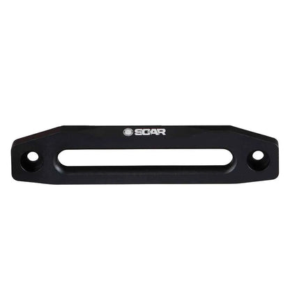 OVS Recovery Winch Aluminum Fairlead w/ SCAR Logo Black Powder Coat w/ Clear Finish by OVS