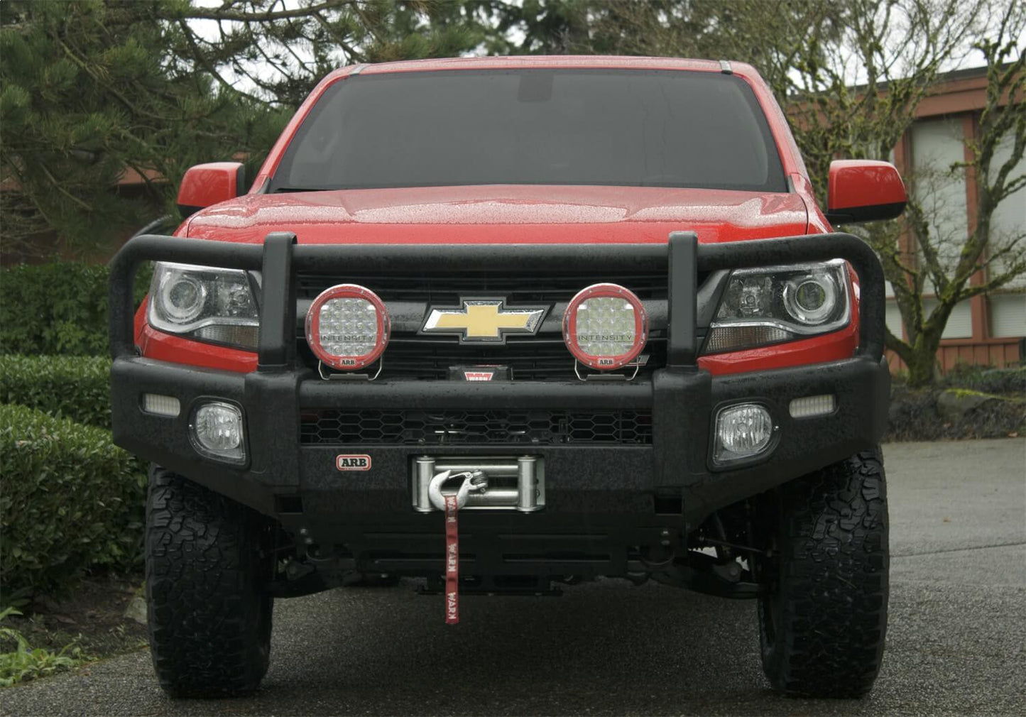 ARB Summit Winch Bumper Kit, Includes ARB Fog Light Kit, Fog Light Wire Harness, Winch Install Kit, Integrit Textured Black Powder Coat Finish