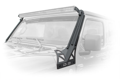 DV8 Offroad Jeep JL/Gladiator A-Pillar Mounted Rail System by DV8 Offroad