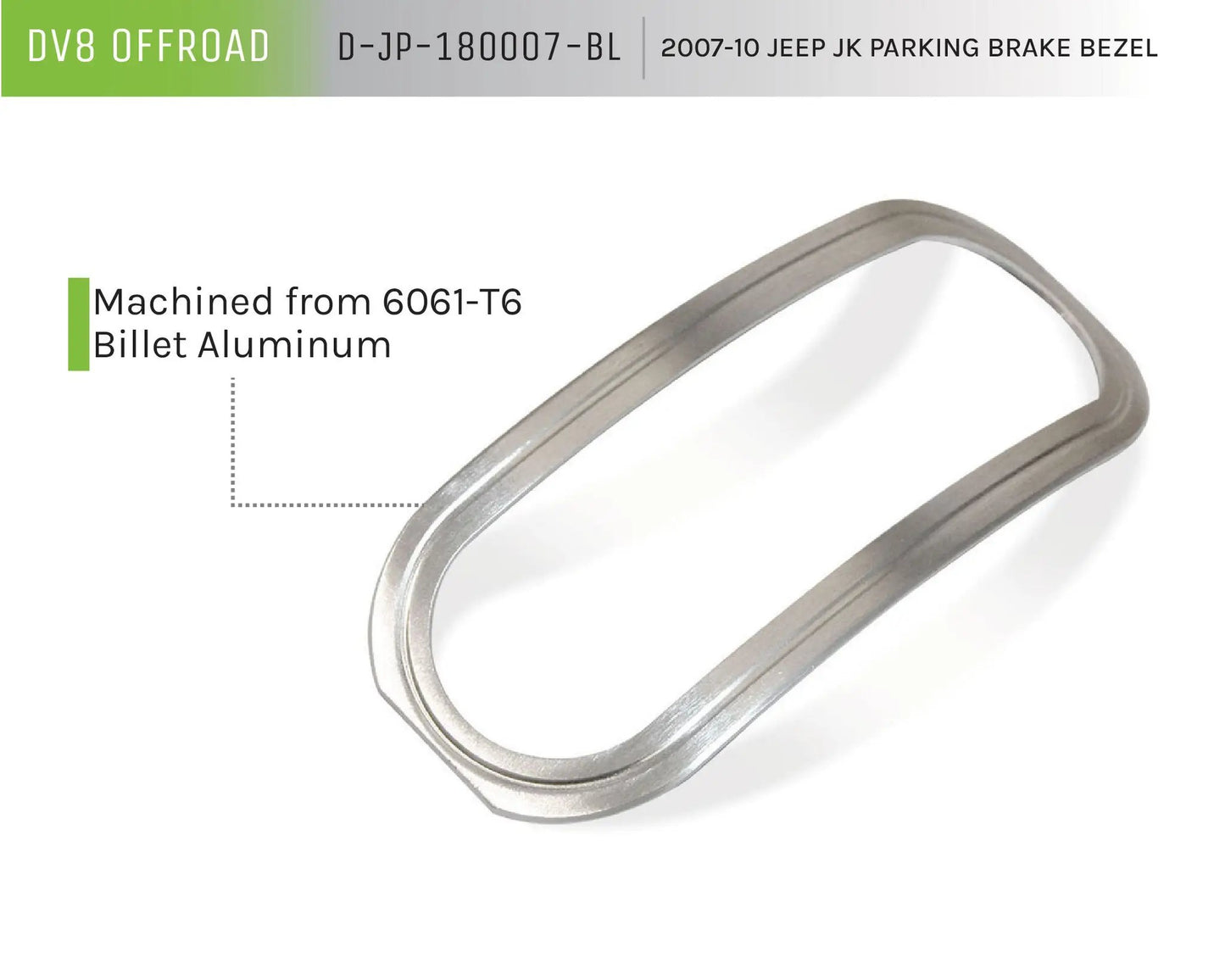 DV8 Offroad Jeep JK Parking Brake Bezel by DV8 Offroad