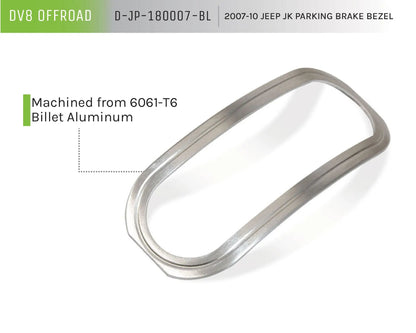 DV8 Offroad Jeep JK Parking Brake Bezel by DV8 Offroad
