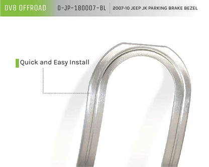 DV8 Offroad Jeep JK Parking Brake Bezel by DV8 Offroad