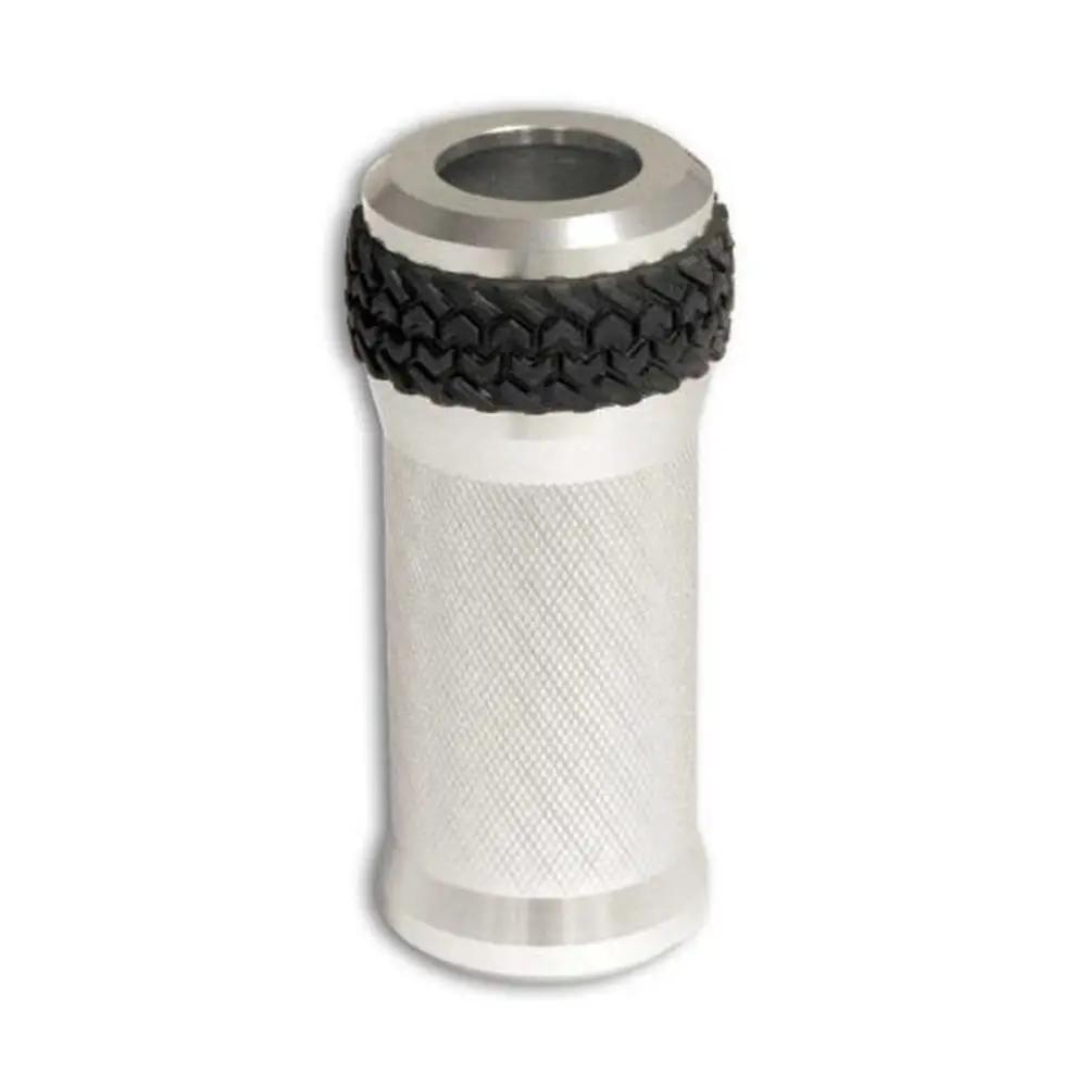 DV8 Offroad 07-10 Jeep JK E-Brake Handle Cover; Silver by DV8 Offroad