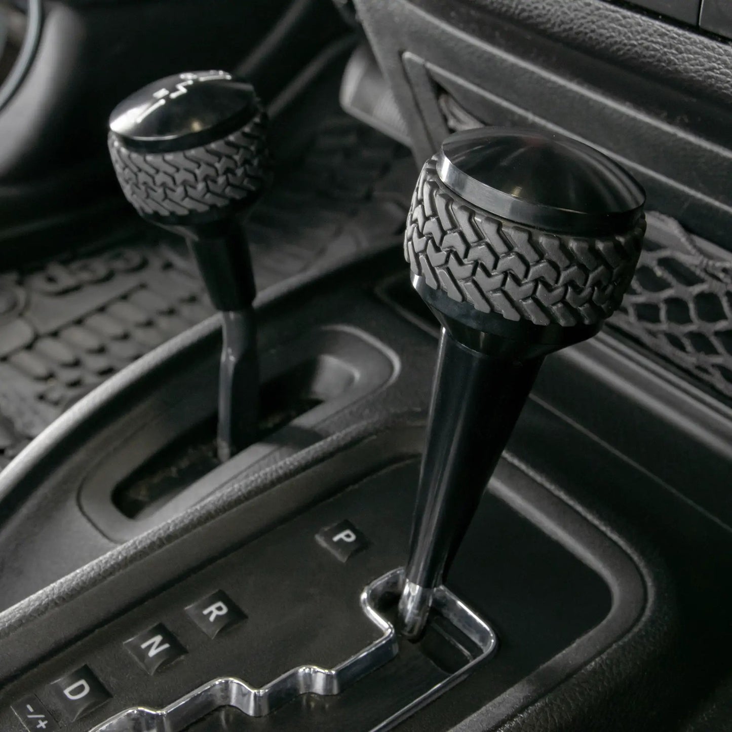 DV8 Offroad 07-18 Jeep JK 4WD Shift Knob; Black by DV8 Offroad
