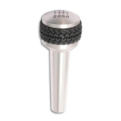 DV8 Offroad 05-06 Jeep TJ/07-10 Jeep JK 6-Speed Shift Knob; Silver by DV8 Offroad