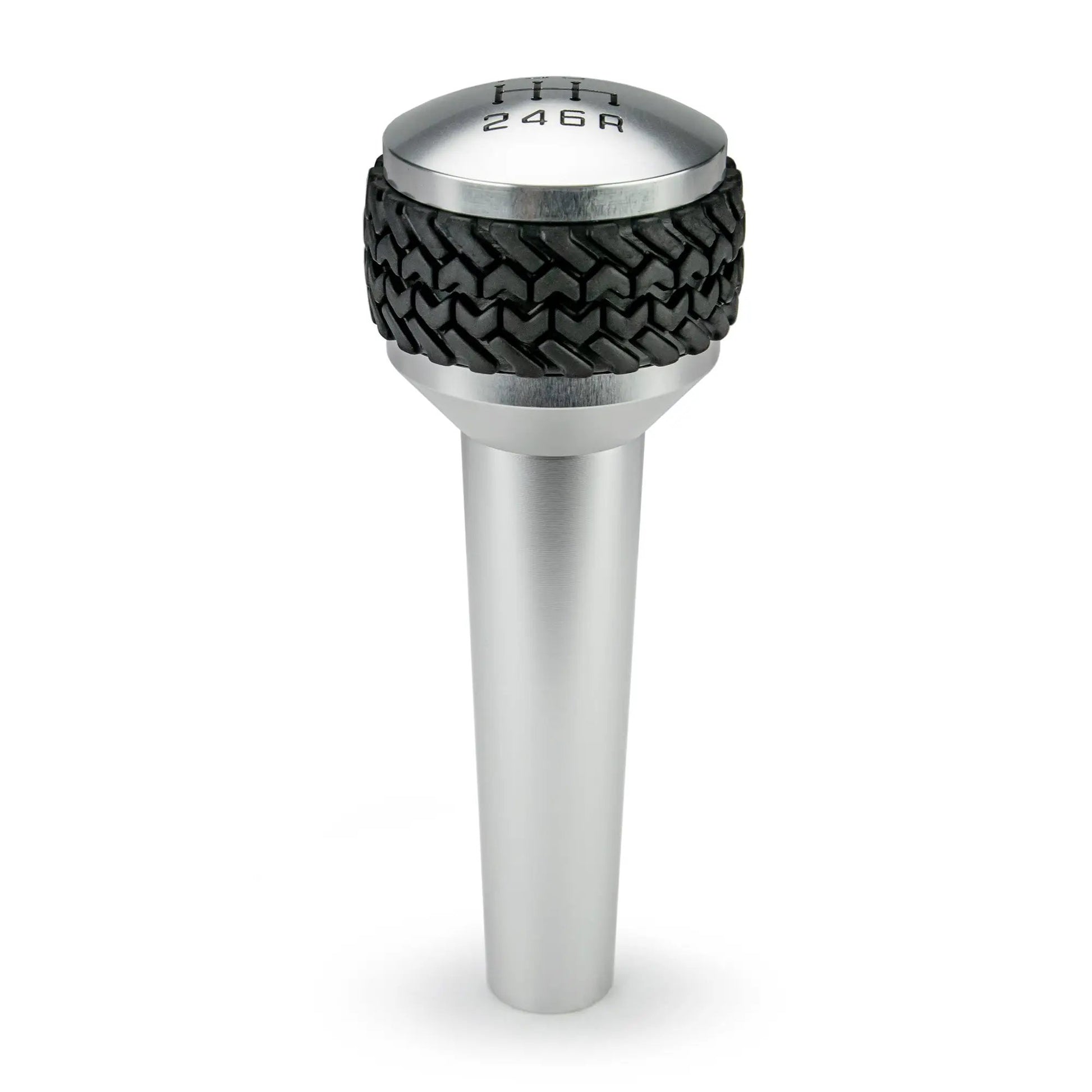 DV8 Offroad 05-06 Jeep TJ/07-10 Jeep JK 6-Speed Shift Knob; Silver by DV8 Offroad