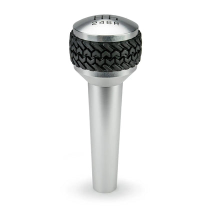DV8 Offroad 05-06 Jeep TJ/07-10 Jeep JK 6-Speed Shift Knob; Silver by DV8 Offroad