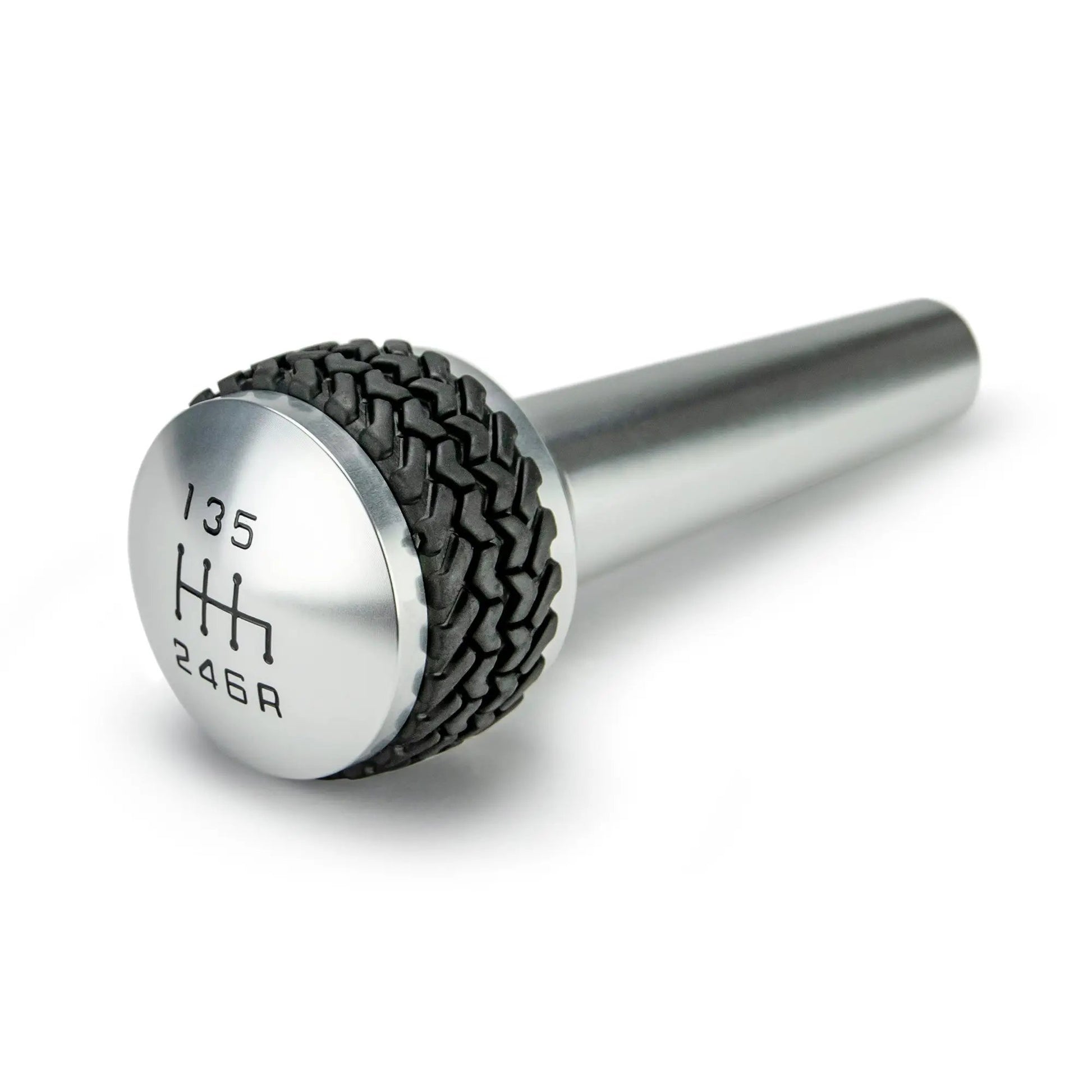DV8 Offroad 05-06 Jeep TJ/07-10 Jeep JK 6-Speed Shift Knob; Silver by DV8 Offroad