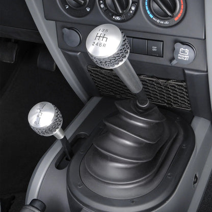 DV8 Offroad 05-06 Jeep TJ/07-10 Jeep JK 6-Speed Shift Knob; Silver by DV8 Offroad