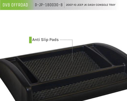 DV8 Offroad 07-10 Jeep JK Dash Console Tray by DV8 Offroad