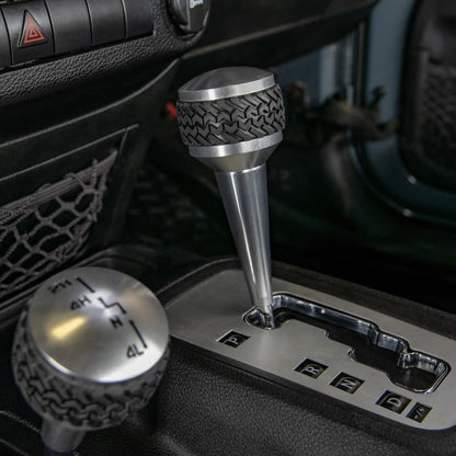 DV8 Offroad 11-18 Jeep JK Auto Trans Shift Knob; Silver by DV8 Offroad