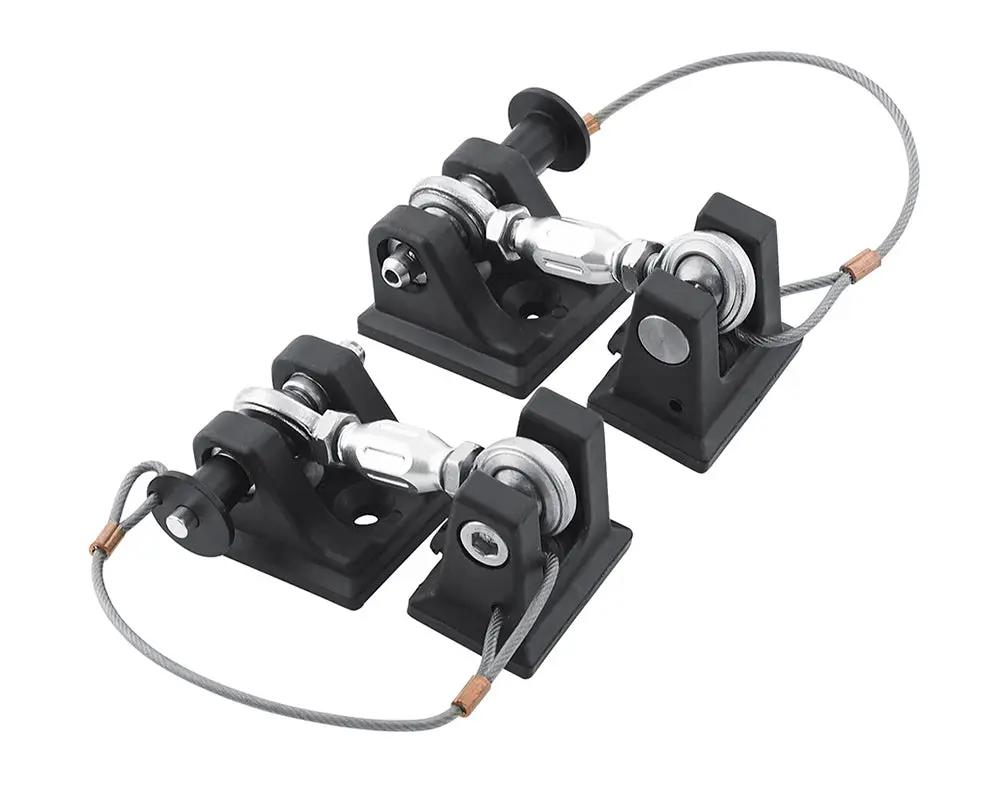 DV8 Offroad 07-18 Jeep JK Hood Hold Down; Pair by DV8 Offroad
