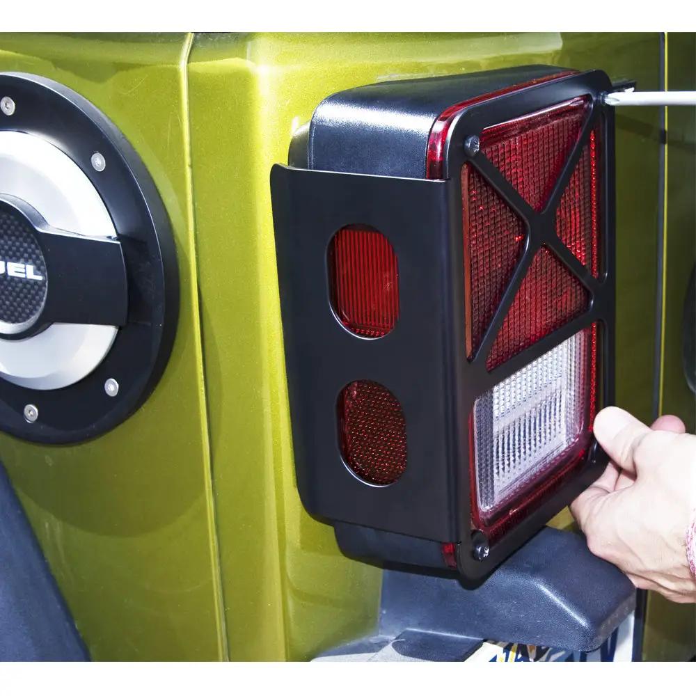DV8 Offroad 07-18 Jeep JK Tail Lamp Guard; Black; Pair by DV8 Offroad
