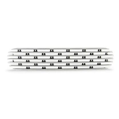 DV8 Offroad 07-18 Jeep JK Grill Inserts; 7-Pieces; Brushed by DV8 Offroad