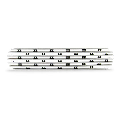 DV8 Offroad 07-18 Jeep JK Grill Inserts; 7-Pieces; Polished by DV8 Offroad