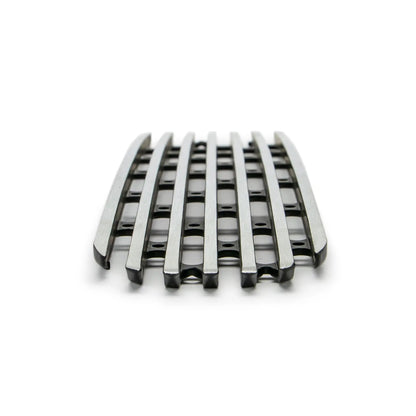 DV8 Offroad 07-18 Jeep JK Grill Inserts; 7-Pieces; Polished by DV8 Offroad