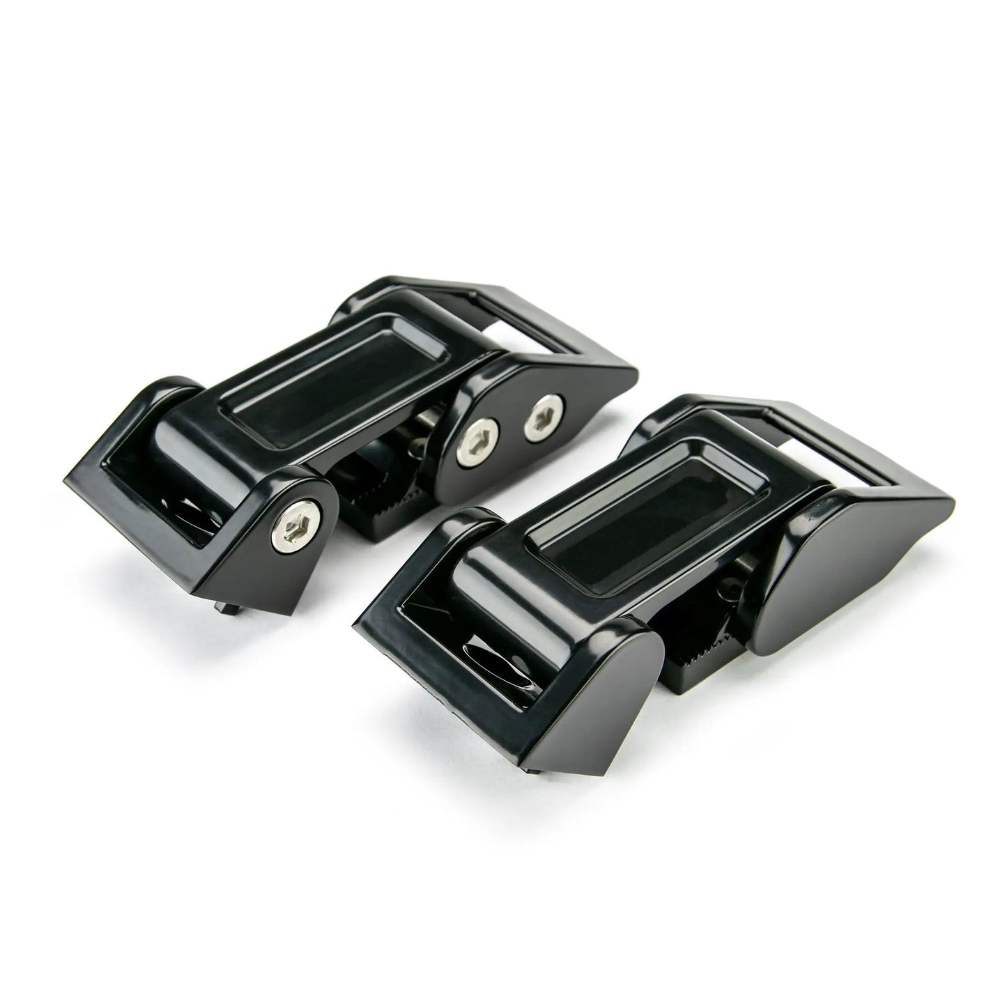DV8 Offroad 07-18 Jeep JK Rocklaw Hood Catch System; Pair by DV8 Offroad