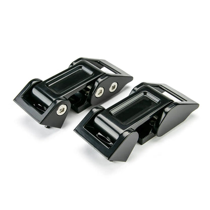 DV8 Offroad 07-18 Jeep JK Rocklaw Hood Catch System; Pair by DV8 Offroad