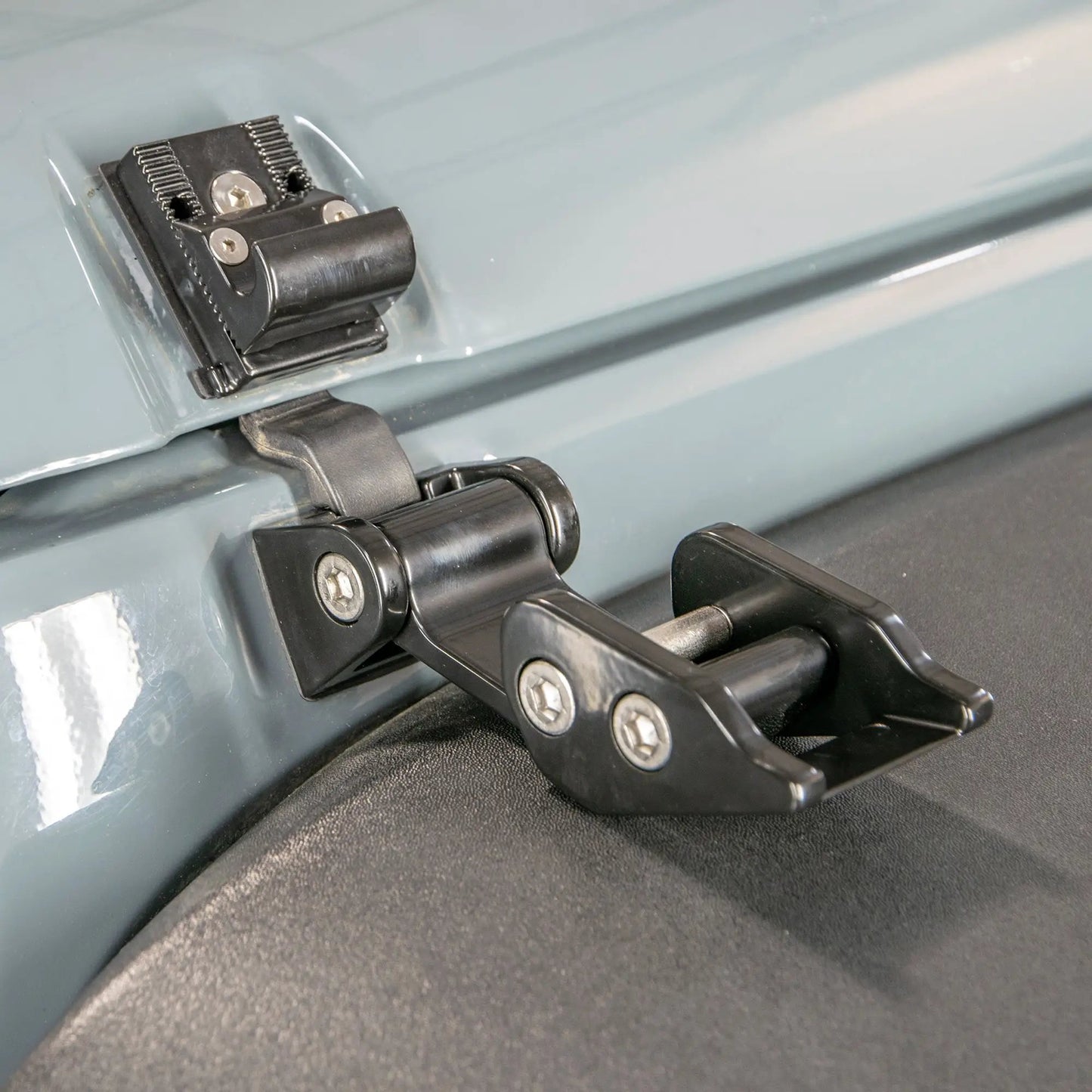 DV8 Offroad 07-18 Jeep JK Rocklaw Hood Catch System; Pair by DV8 Offroad