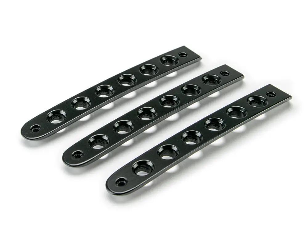 DV8 Offroad 07-18 Jeep JK 2-Door Black Door Handles Inserts; 3-Pieces by DV8 Offroad