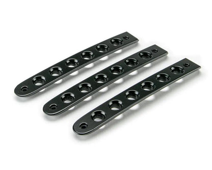 DV8 Offroad 07-18 Jeep JK 2-Door Black Door Handles Inserts; 3-Pieces by DV8 Offroad