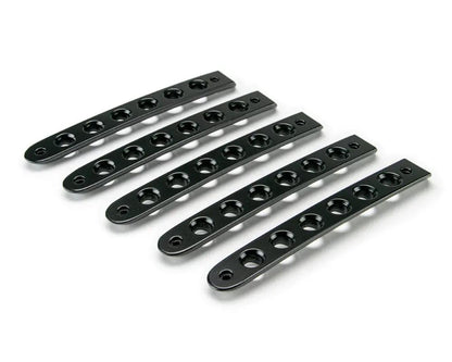 DV8 Offroad 07-18 Jeep JK 4-Door Black Door Handles Inserts; 5-Pieces by DV8 Offroad
