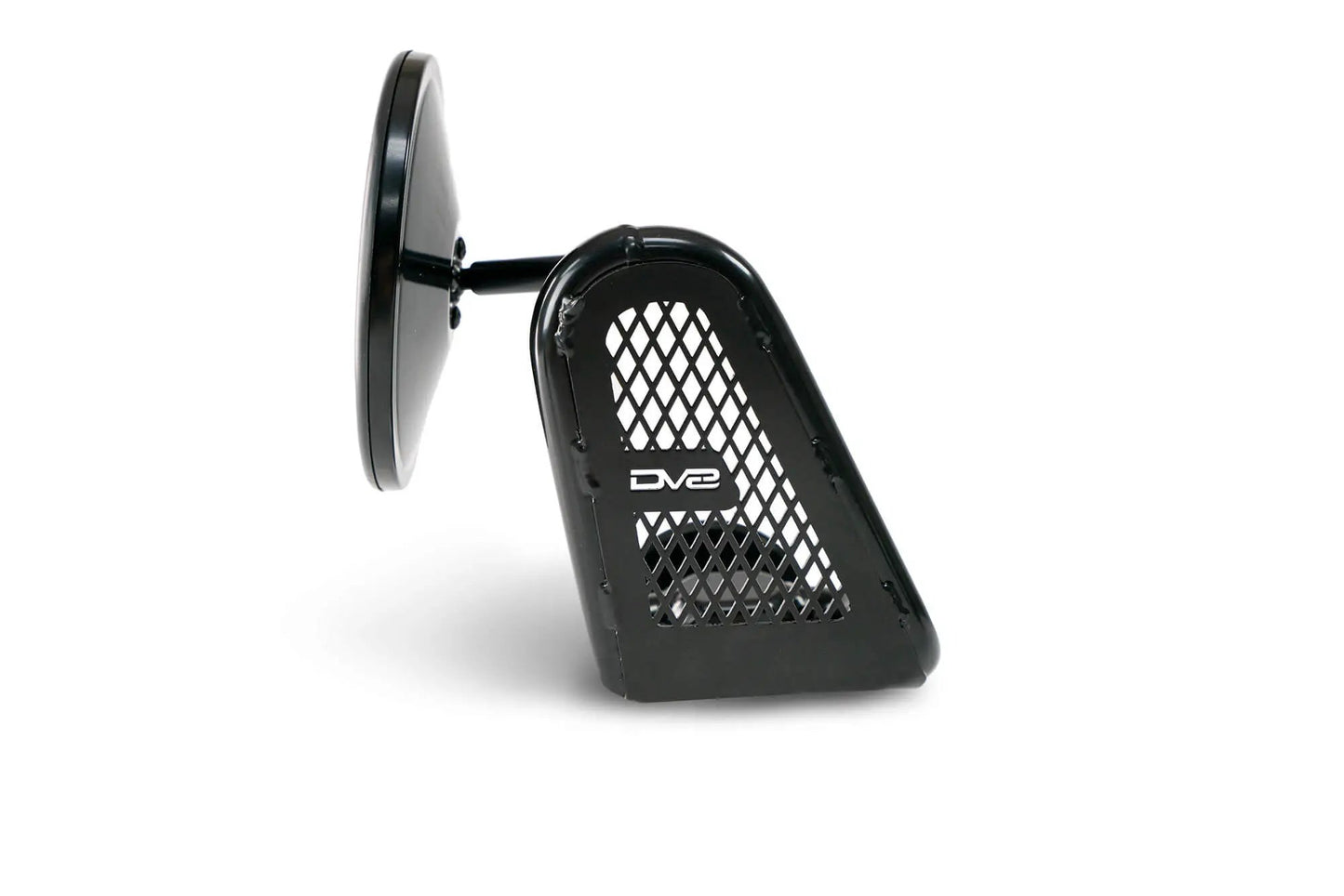 DV8 Offroad 07-18 Jeep JK Tubular Mirrors; Black by DV8 Offroad