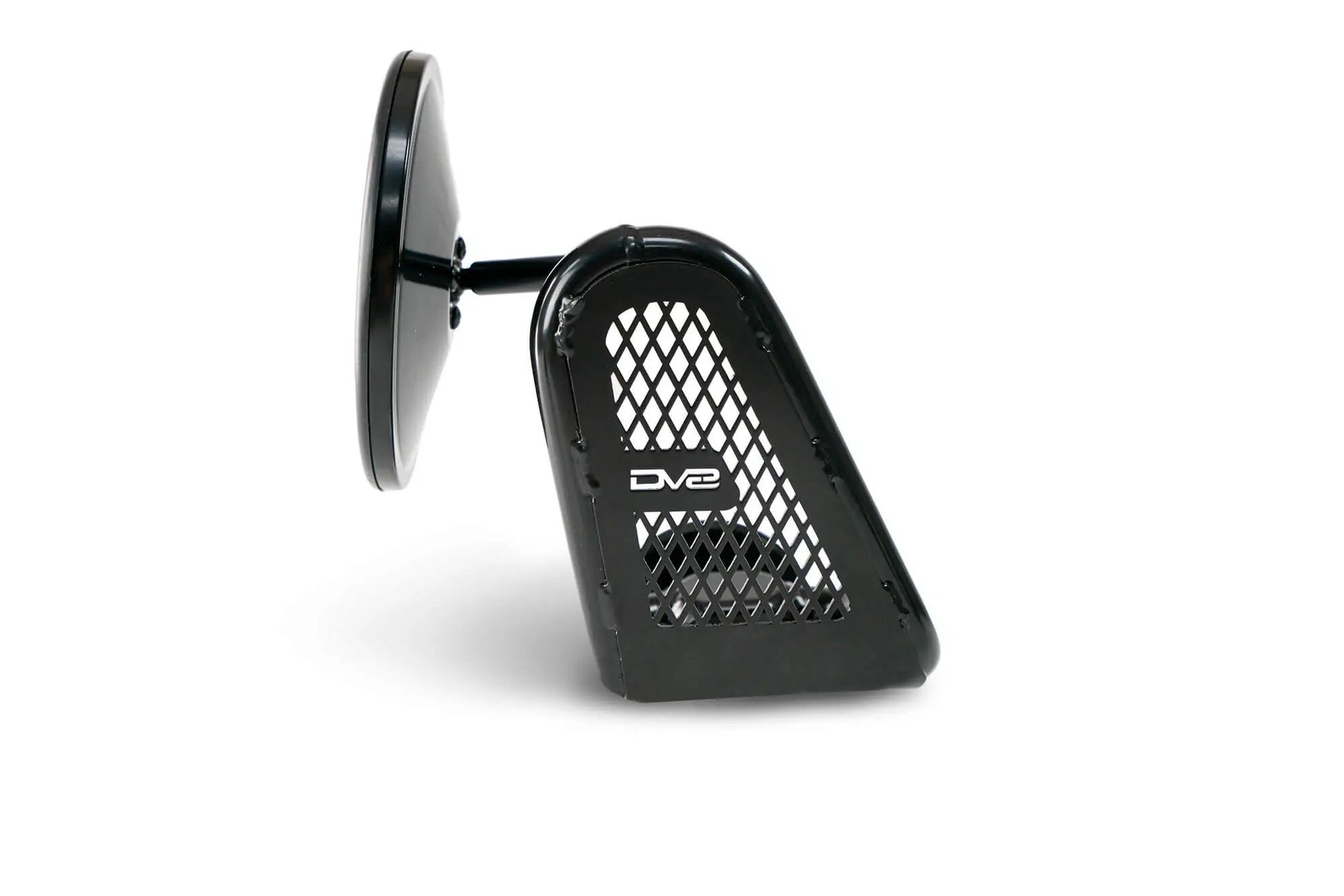 DV8 Offroad 07-18 Jeep JK Tubular Mirrors; Black by DV8 Offroad