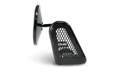 DV8 Offroad 07-18 Jeep JK Tubular Mirrors; Black by DV8 Offroad