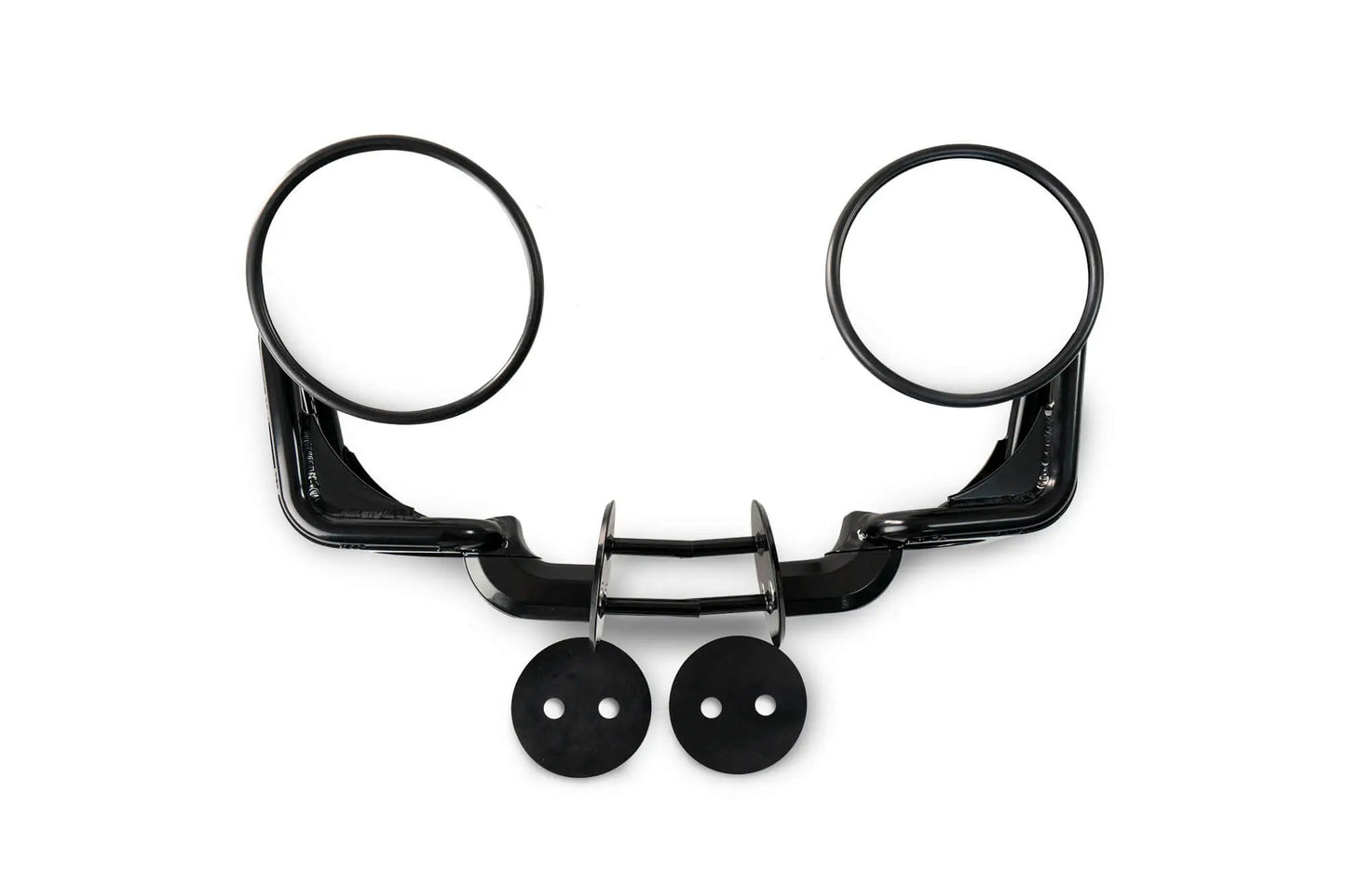 DV8 Offroad 07-18 Jeep JK Tubular Mirrors; Black by DV8 Offroad