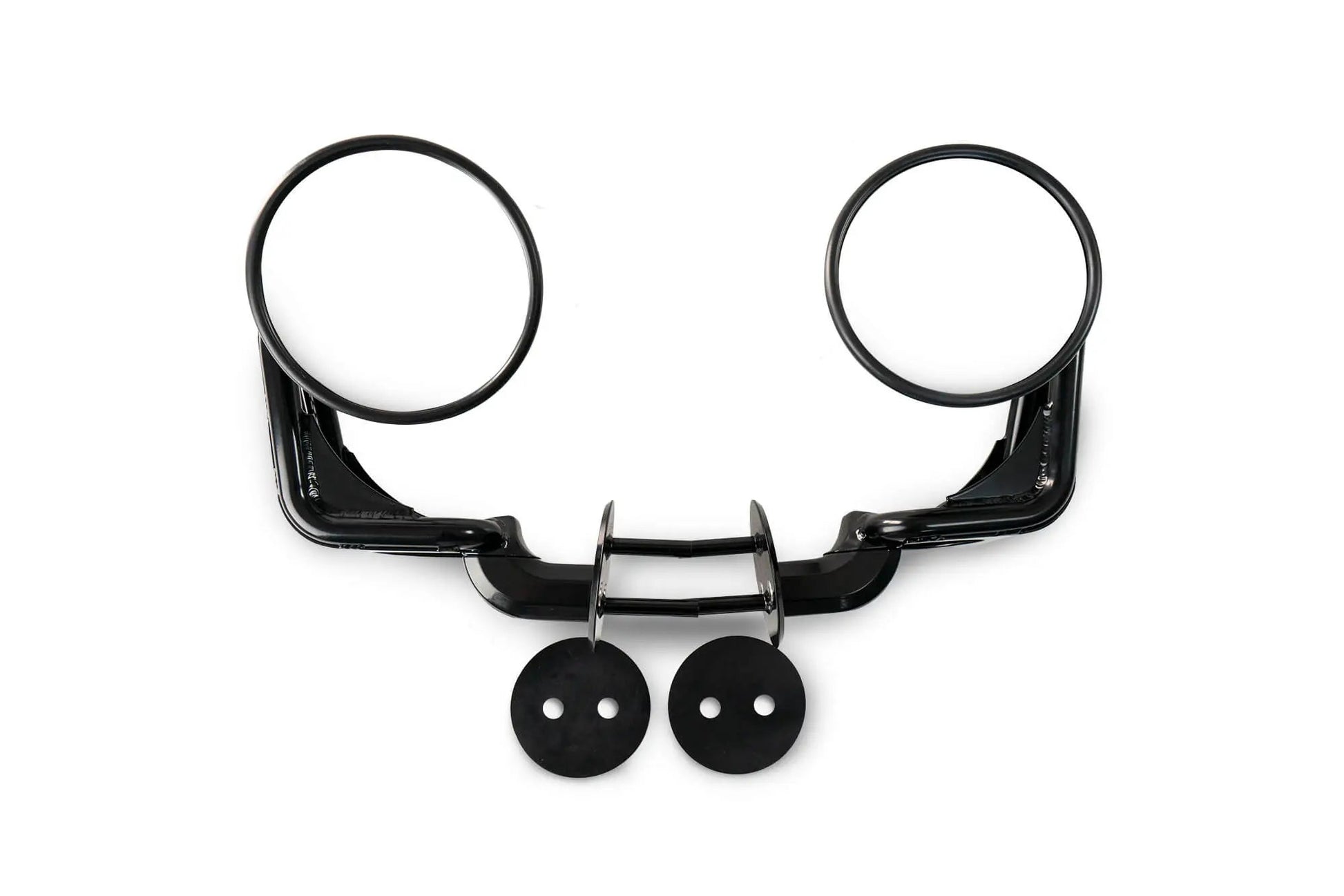 DV8 Offroad 07-18 Jeep JK Tubular Mirrors; Black by DV8 Offroad