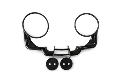 DV8 Offroad 07-18 Jeep JK Tubular Mirrors; Black by DV8 Offroad