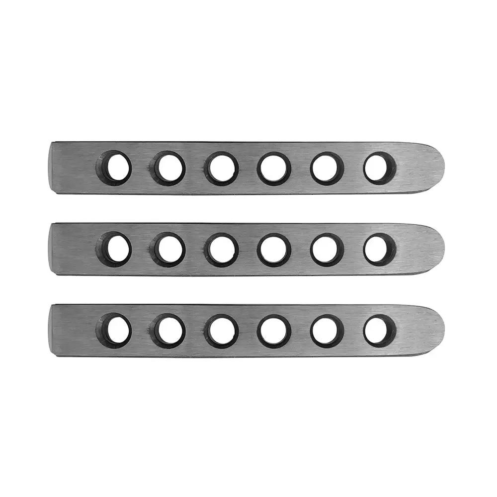 DV8 Offroad 07-18 Jeep JK 2-Door Aluminum Door Handle Insert; 3-Pieces