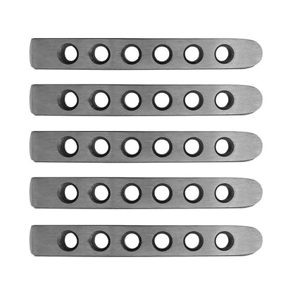 DV8 Offroad 07-18 Jeep JK 4-Door Aluminum Door Handle Insert; 5-Pieces by DV8 Offroad