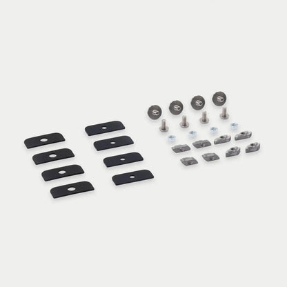DECKED D-co Case Mounting Kit for T-Track - hardware kit for drilled installation of cases to T-Track Metric M61 by DECKED