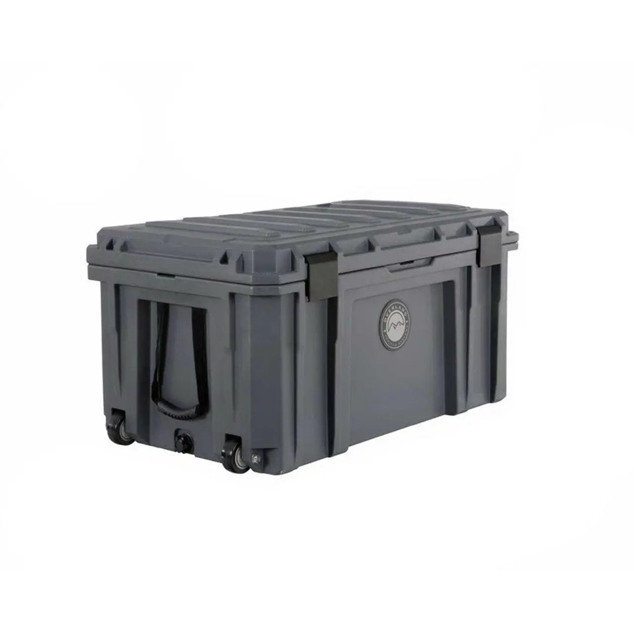 OVS D.B.S. - Dark Grey 169 QT Dry Box with Wheels, Drain, and Bottle Opener by OVS