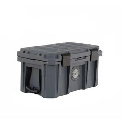 OVS D.B.S. - Dark Grey 53 QT Dry Box with Wheels, Drain, and Bottle Opener by OVS