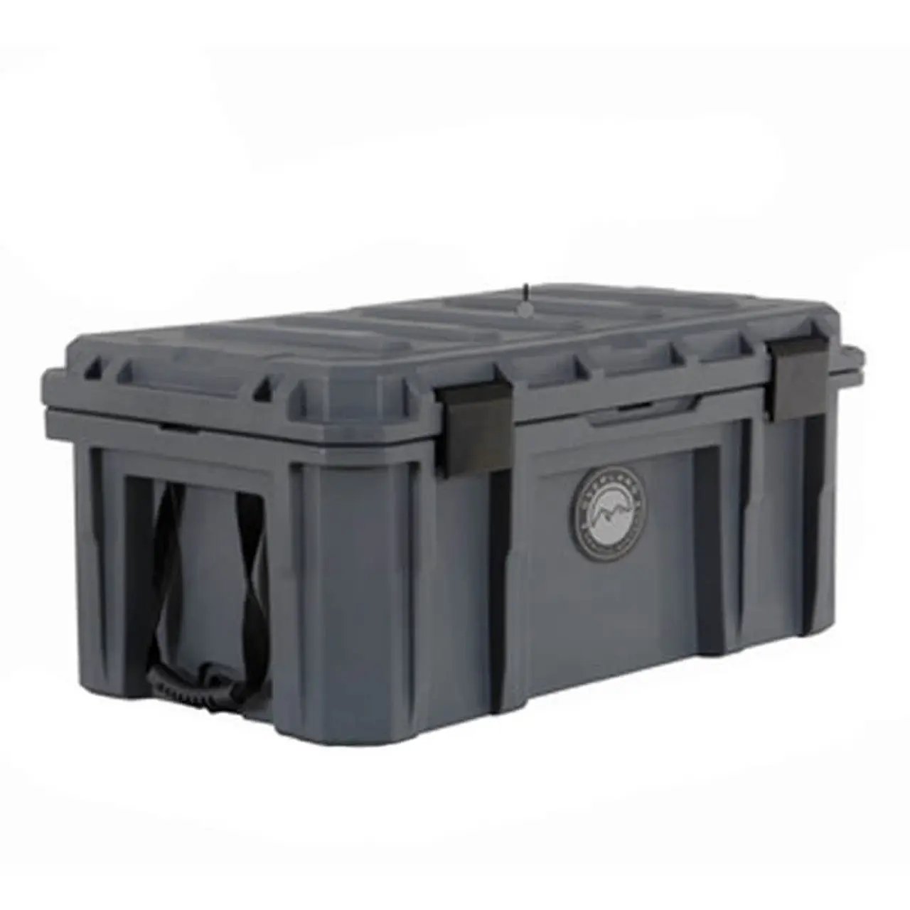 OVS D.B.S. - Dark Grey 95 QT Dry Box with Wheels, Drain, and Bottle Opener by OVS