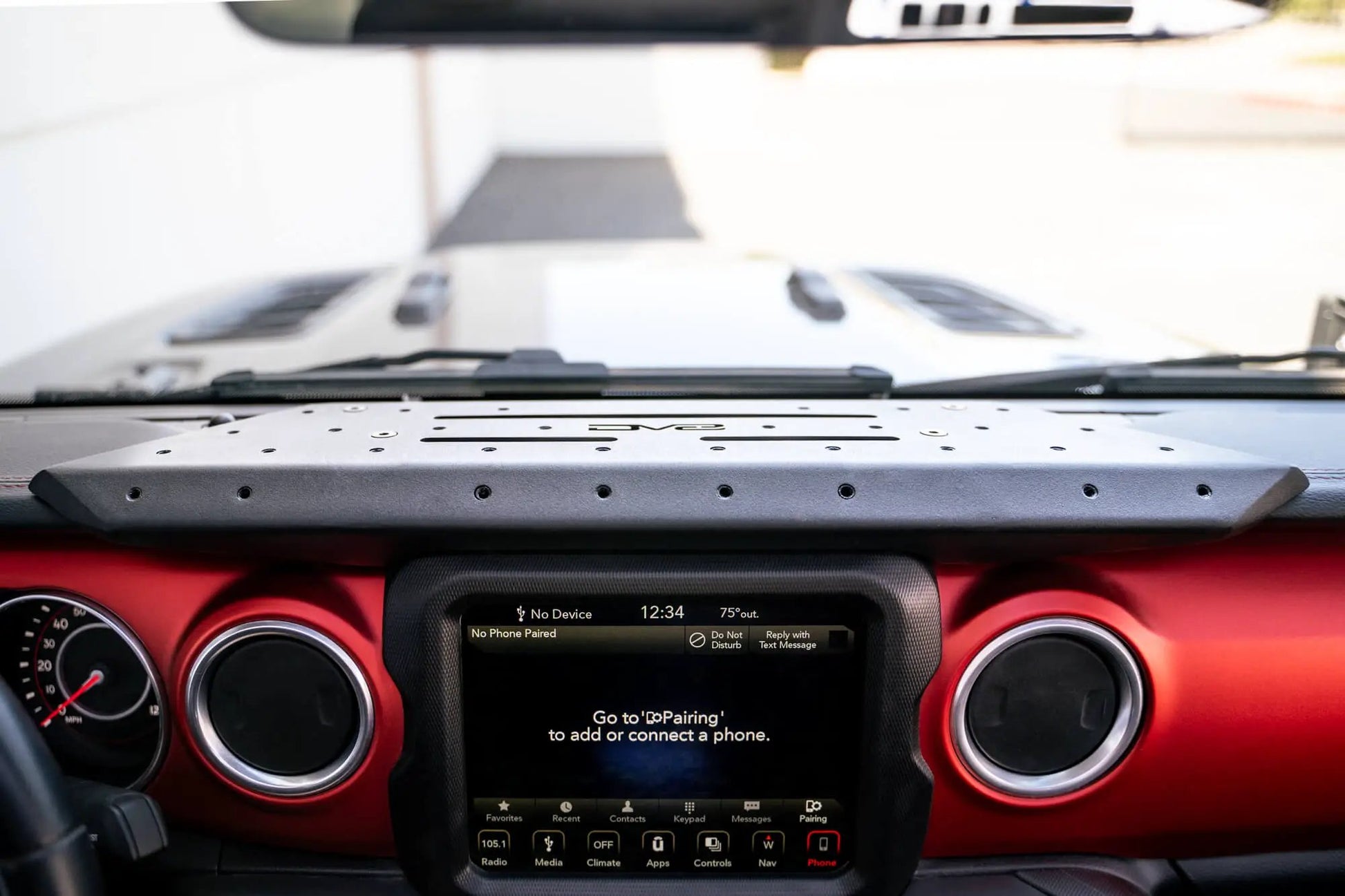 DV8 Offroad Tailored fit to the Jeep dash with a direct bolt on design. by DV8 Offroad