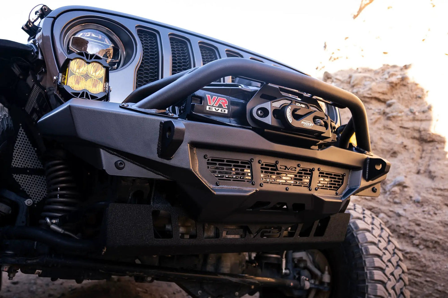 DV8 Offroad Wrangler JL & Gladiator JT Spec Series Front Bumper by DV8 Offroad