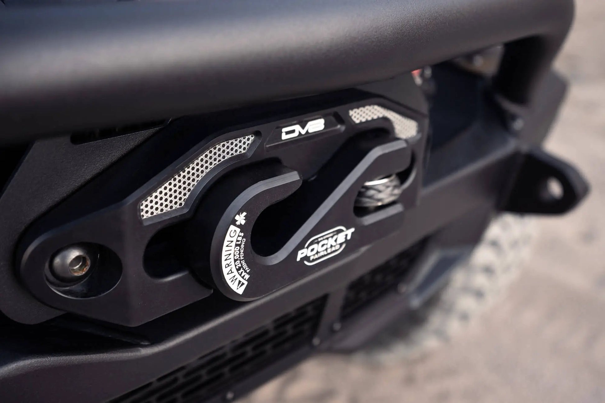 DV8 Offroad Pocket Fairlead for Synthetic Rope Winches by DV8 Offroad